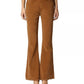 Hidden Jeans Women's Corduroy Frayed Straight Leg Pants Gold Size -25