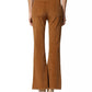 Hidden Jeans Women's Corduroy Frayed Straight Leg Pants Gold Size -25