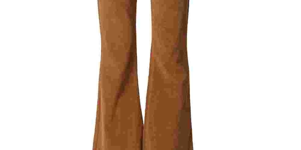 Hidden Jeans Women's Corduroy Frayed Straight Leg Pants Gold Size -25