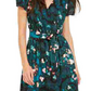 INC International Concepts Women's Puff Sleeve High Low Dress  Black Size 12