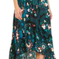 INC International Concepts Women's Puff Sleeve High Low Dress  Black Size 12