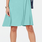 Style & Co Women's Tie Sleeve Swing Dress  Blue Size PP
