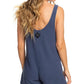 Roxy Junior's Time To Holiday Romper Blue Size Small