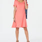 Style & Co Women's Tie Sleeve Swing Dress Red Size PP