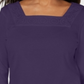 Karen Scott Women's Crochet Square Neck Top Purple Size X-Small