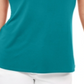 JM Collection Women's Twist Neck Tank Top Green  Size XS