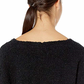 Free People Women's Long Sleeve V Neck Sweater Black Size X-Small