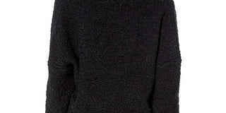 Free People Women's Long Sleeve V Neck Sweater Black Size X-Small