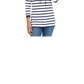Charter Club Women's Cotton Lace Up Grommet Neck Tunic Blue Size X-Small