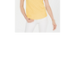 Charter Club Women's Cotton Lace Embellished T-Shirt Yellow Size Medium
