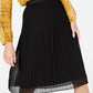 INC International Concepts Women's Pleated Skirt Black Size Petite XL