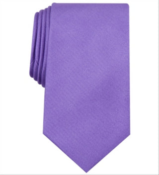 Club Room Men's Neck Tie One Fairway Solid Skinny Slim Purple One size