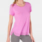 Ideology Women's Fitness Running T-Shirt Purple Size X-Small