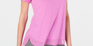 Ideology Women's Fitness Running T-Shirt Purple Size X-Small