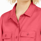 Charter Club Women's Utility Shirt Red Size X-Small