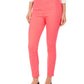 Charter Club Women's Chelsea Twill Tummy Control Cropped Pants Pink Size 4