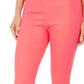 Charter Club Women's Chelsea Twill Tummy Control Cropped Pants Pink Size 4
