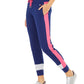 Tommy Hilfiger Women's Sport Colorblocked Jogger Pants Blue Size Small