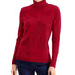 JM Collection Women's Turtleneck Sweater Red Size Large