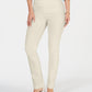 Charter Club Women's Cambridge Skinny Pull On Tummy Control Pants Tan Size 16 S