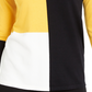 Alfani Women's Drop Shoulder Colorblocked Top Yellow Size Petite Medium