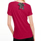 Maison Jules Women's Tie Back Solid T-Shirt Red Size Small