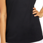 Charter Club Women's Sleeveless Mock Neck Top Black Size X-Large