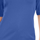 Karen Scott Women's Button Detail V Neck Top Blue Size Medium