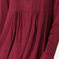 Style & Co Women's Pintuck Top Red Size Petite Large