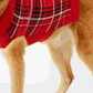 Charter Club Women's Herringbone Plaid Dog Sweater Red Size X-Small