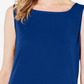 Charter Club Women's Boat Neckline Top Blue Size Large