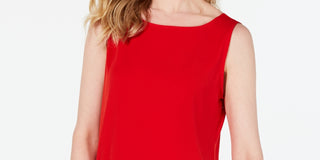 Charter Club Women's Boat Neckline Top Red Size X-Large