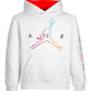 Jordan Women's Future of Flight Grade School Hoodies White Size Small