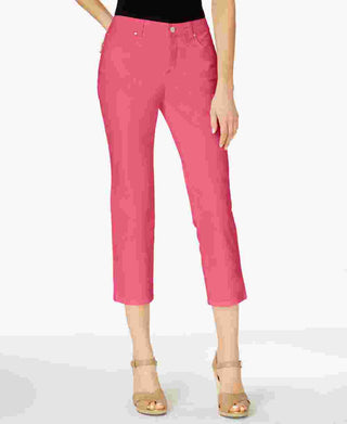Charter Club Women's Bristol Cropped Jeans Red Size 12