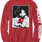 Disney Big Boy's Mickey Mouse Worldwide T-Shirt Red Size Small