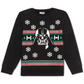 Star Wars Big Boy's Darth Vader Holiday Sweatshirt Black Size Large