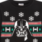 Star Wars Big Boy's Darth Vader Holiday Sweatshirt Black Size Large