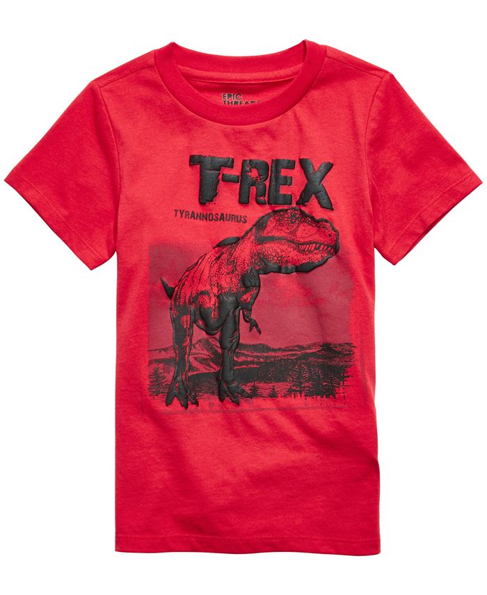 Epic Threads Toddler Boy's T Rex T-Shirt Red Size 4T
