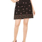 Karen Scott Women's Printed Skort Black Size 12