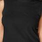 Karen Scott Women's Mock Neck Sleeveless Top Black Size Small