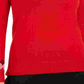 Charter Club Women's Colorblocked Fair Isle Sweater Red Size Petite Medium