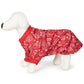 Family Pajamas Women's Matching Pet Ornament Print Red Size Small
