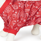 Family Pajamas Women's Matching Pet Ornament Print Red Size Small