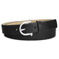 Style & Co. Women's Faux Leather Skinny Knob Buckle Belt Black Size S