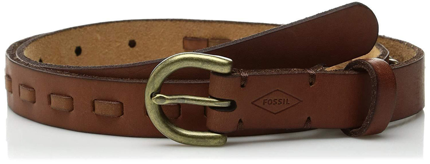 Fossil Women's Vintage Chain Belt Brown Size M