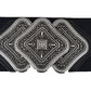 Style & Co Women’s Metal Buckle Trio Interlock Stretch Belt Black Size L/XL