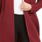 Alfani Women's Lurex Stitch Cardigan Red Size Petite S