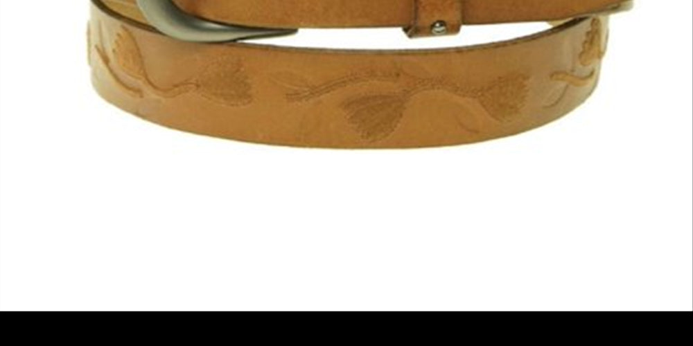 Fossil Women's Modern Floral Vine Belt Brown Size S