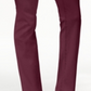 Charter Club Women's Twill Straight Leg Pants Red Size 16