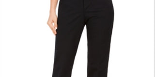 Charter Club Women's Short Tummy Control Stretch Trouser Black Size 16
